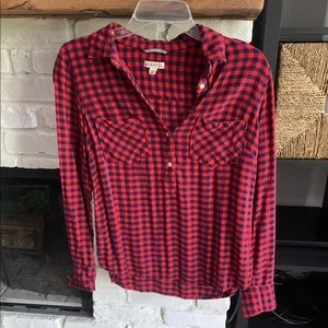 Merona checkered blouse